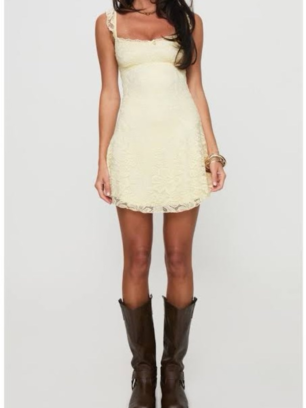 Princess Polly Beacall Lace Dress Size 2